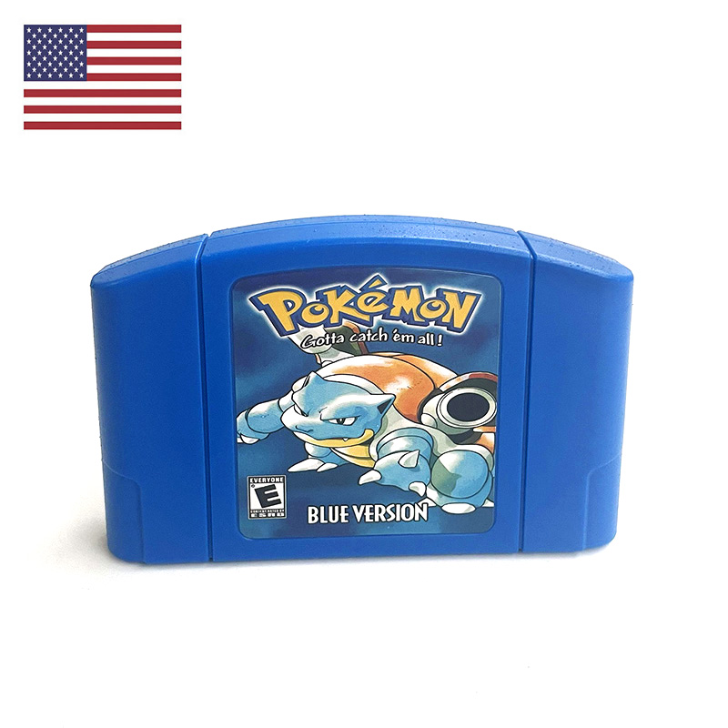 Gaming Console Video - USA NTSC Version English Pokemon Blue
