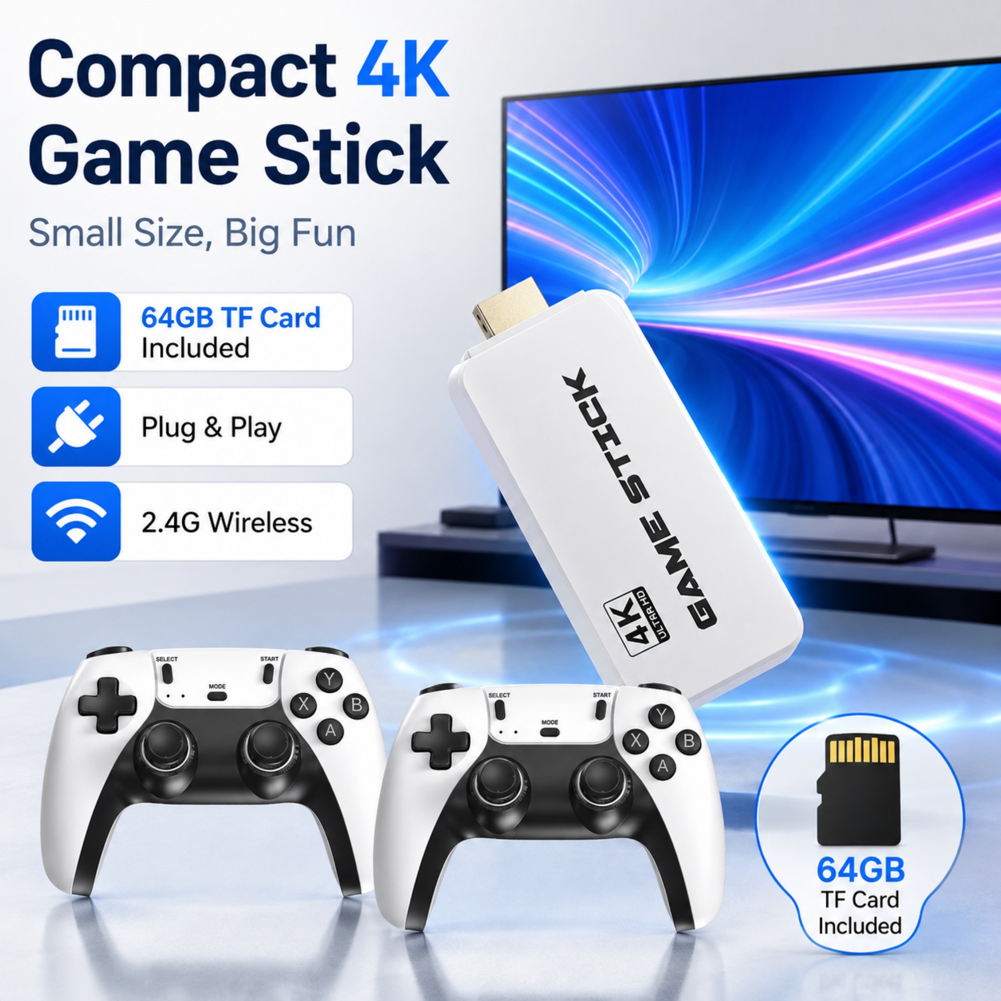 Gaming Console Stick - Retro Gaming Console Game Stick M15