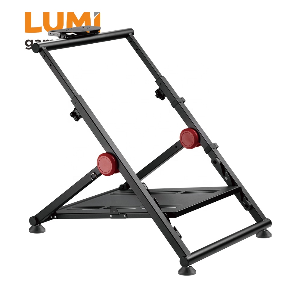 Steering Wheel Gaming - LRS04-BS Foldable Steering Wheel Stand For