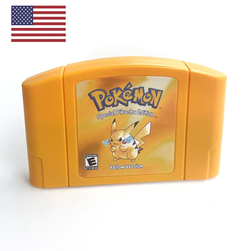 Gaming Console Video - USA NTSC Version English Pokemon Yellow