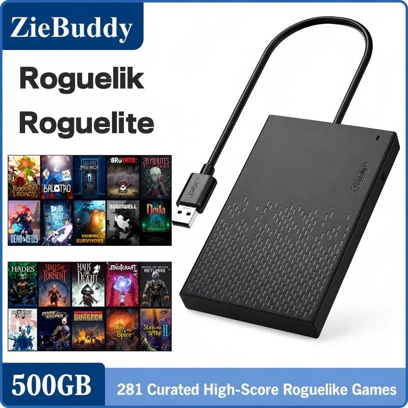 Gaming Console Download - ZieBuddy Plug and Play Game Hard