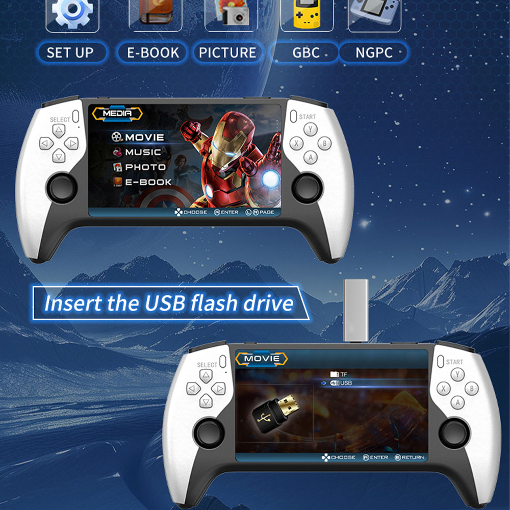 2026 New SF3500 5 Inch Handhel - огляд і ціна Gaming Console In 2026