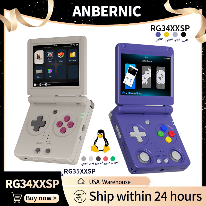 Anbernic RG34XXSP RG35XXSP Fli - огляд і ціна Gaming Console Sale