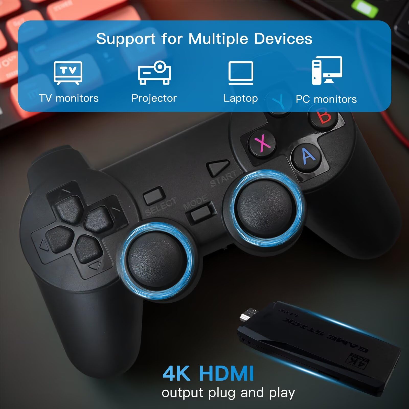 Retro Video Game Console 4K Ga - огляд і ціна Gaming Console Stick