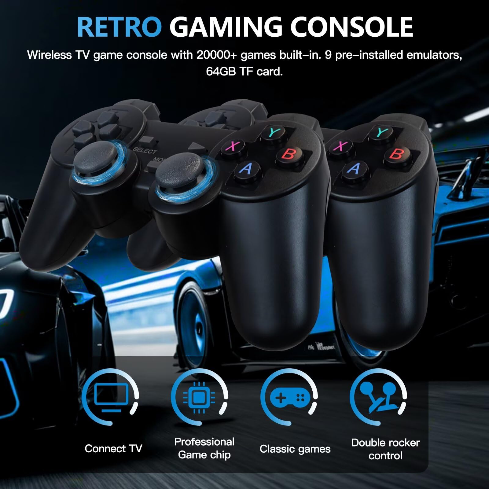 Retro Video Game Console 4K Ga - огляд і ціна Gaming Console Stick