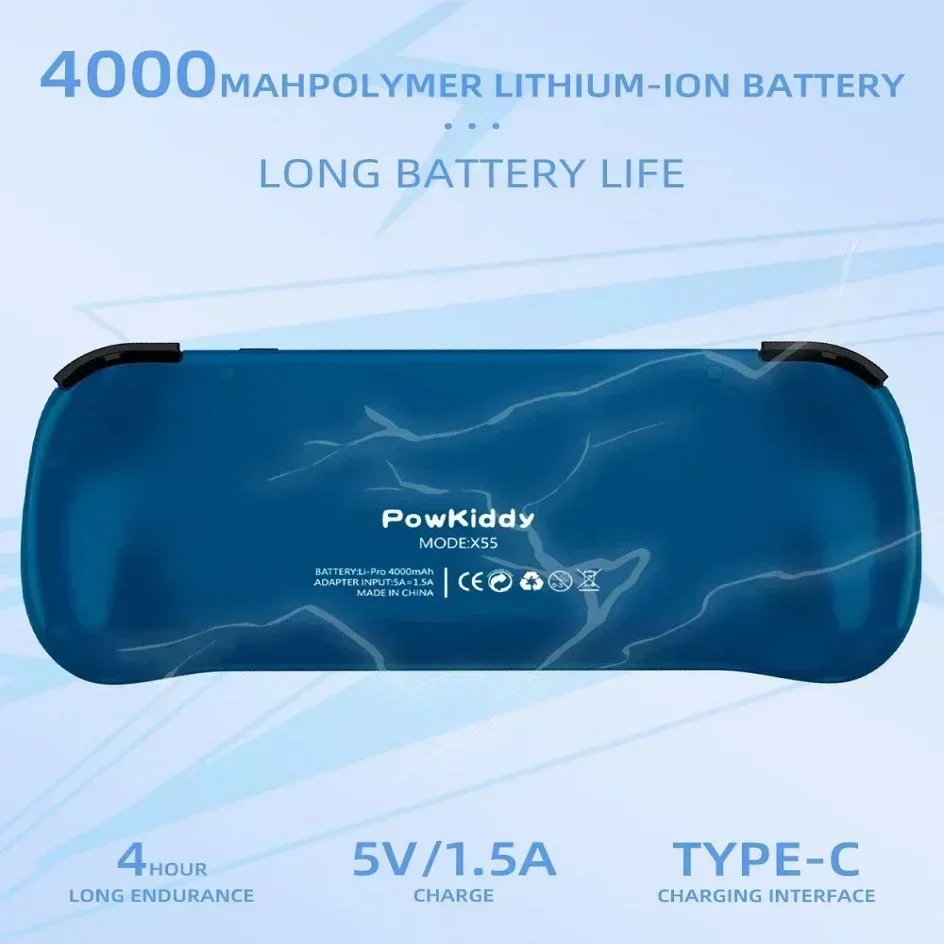 POWKIDDY X55 Handheld Game Con - огляд і ціна Gaming Console Sale