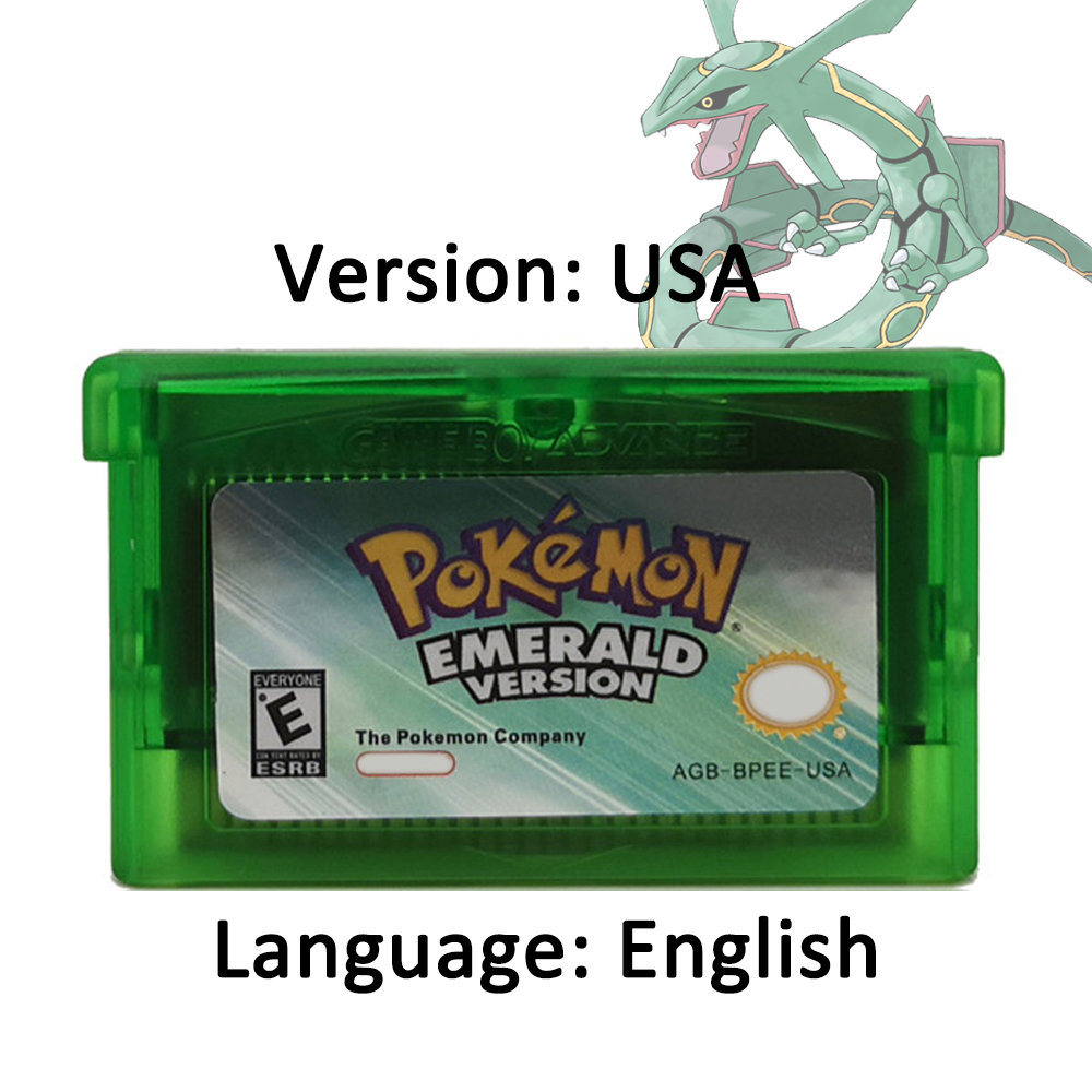 Pokemon Game Card GBA Series 3 - огляд і ціна Gaming Console Video