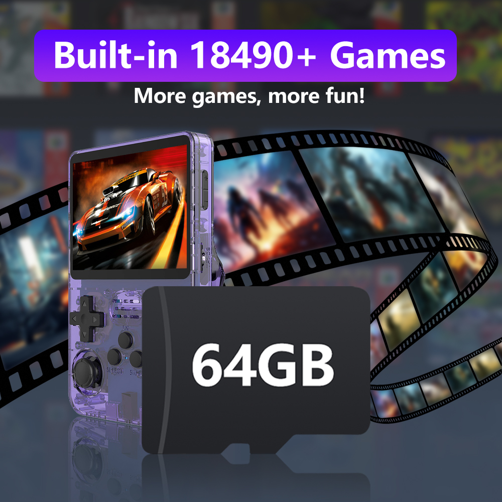 64GB Game Card for R36S Game C - огляд і ціна Gaming Console Emulator