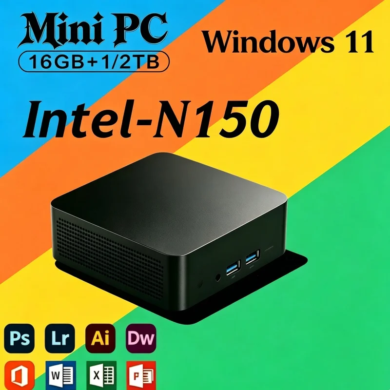 2026 Witty Core N150 MINI PC W - огляд і ціна Gaming Console In 2026