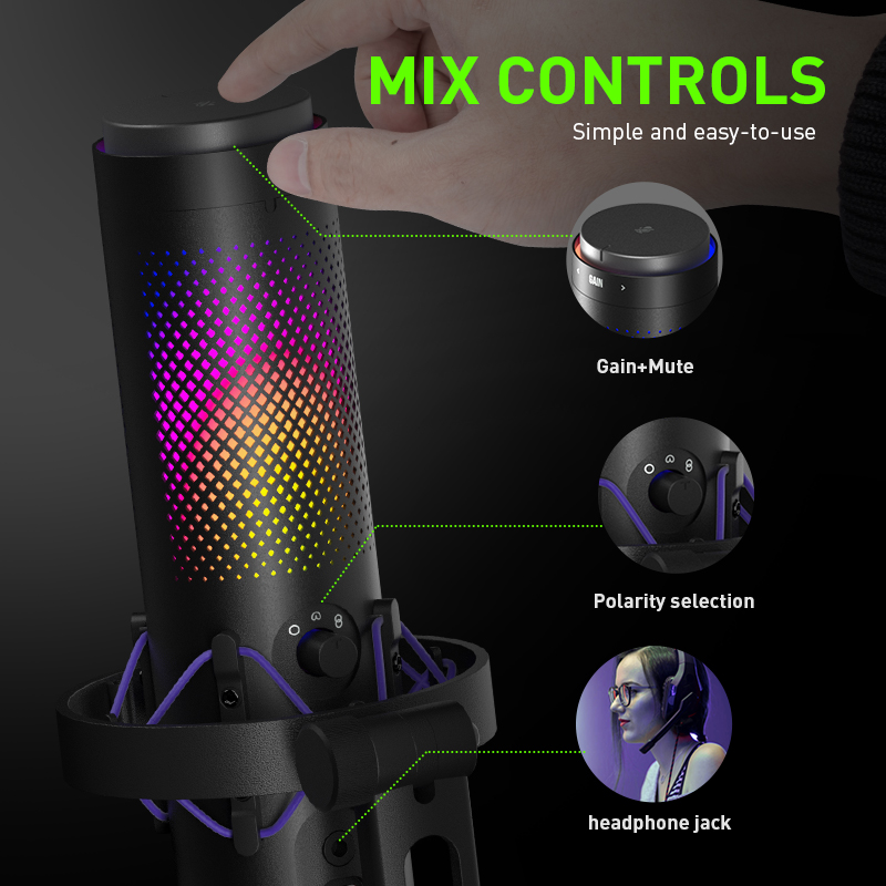 USB Desktop Condenser Wired Mi - огляд і ціна Gaming Console Video
