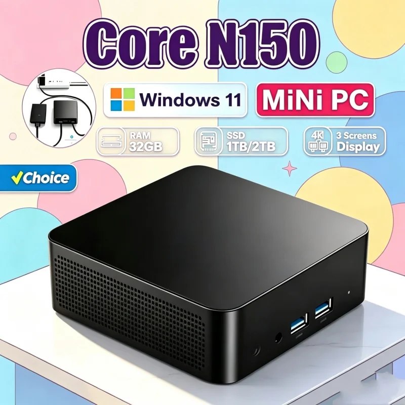2026 Neat Core N150 MINI PC Wi - огляд і ціна Gaming Console In 2026