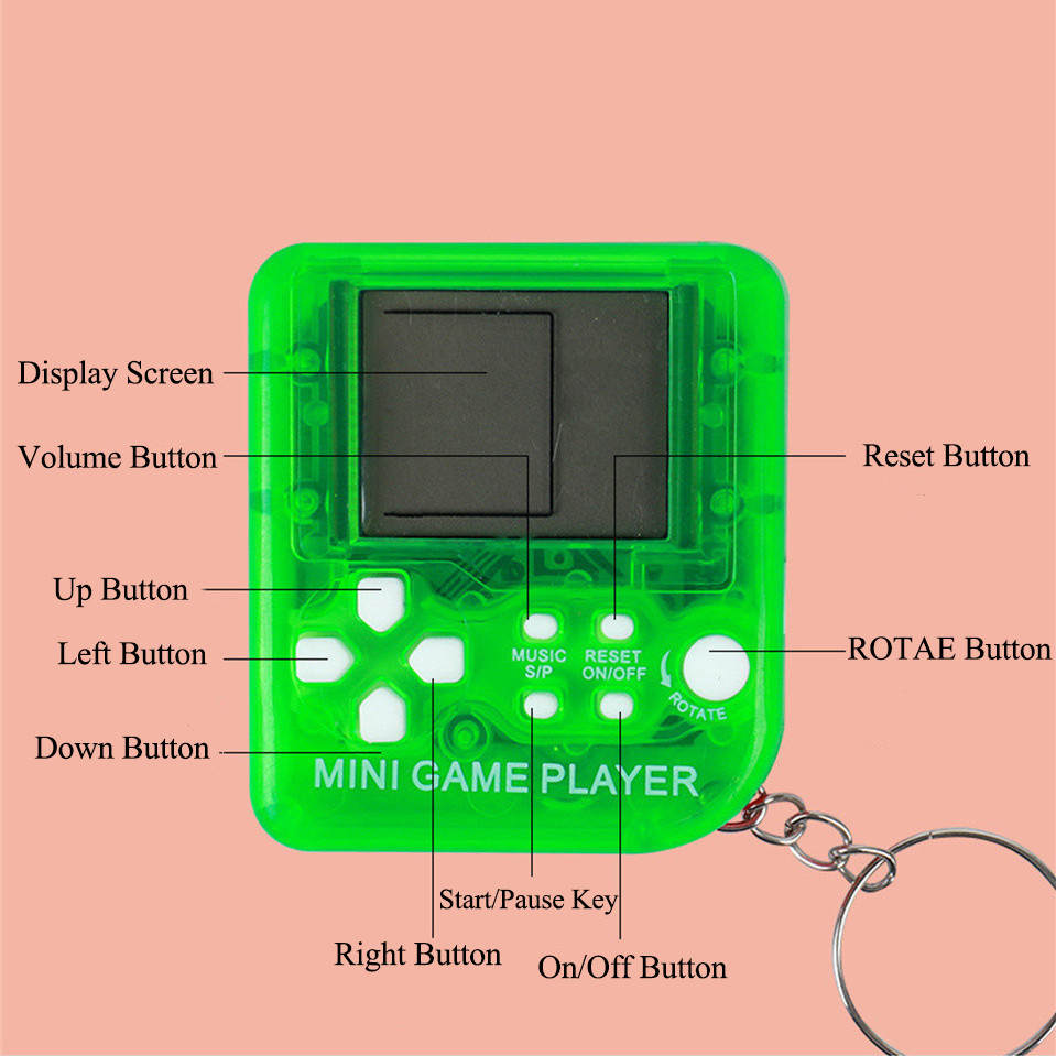 GAMINJA Retro Mini Handheld Ga - огляд і ціна Gaming Console For 7 Year Old