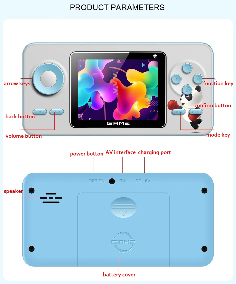 New S5 Mini Retro Video Gaming - огляд і ціна Gaming Console For 7 Year Old